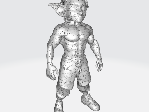 Mystical Goblin Warrior Modelo 3D