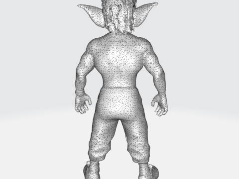 Mystical Goblin Warrior Modelo 3D
