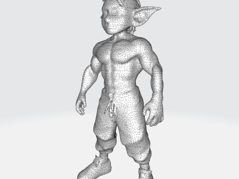 Mystical Goblin Warrior Modelo 3D