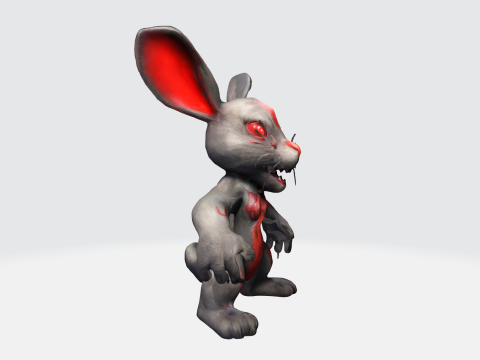 Dark Inferno Rabbit 3D मॉडल
