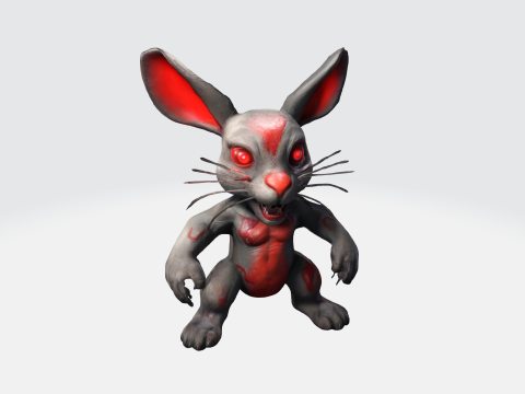 Dark Inferno Rabbit 3D मॉडल