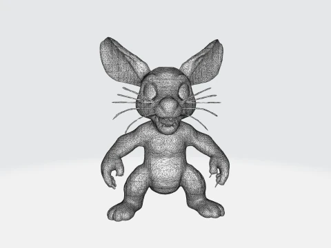 다크 인페르노 토끼 3D 모델