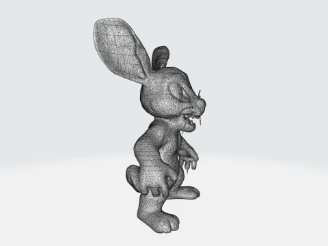 다크 인페르노 토끼 3D 모델