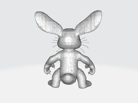 다크 인페르노 토끼 3D 모델