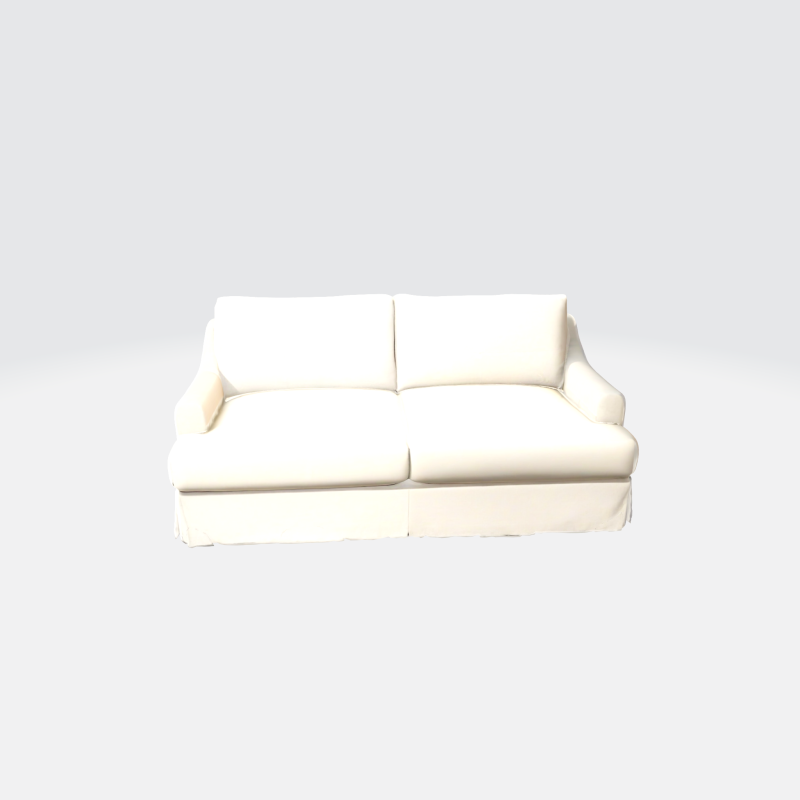 Elegant White Sofa 3D-Modell .c4d .max .obj .3ds .fbx .stl .blend 
