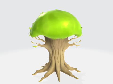 Fantasy Tree Spirit - Magical Enchanted Tree Character 3D-Modell