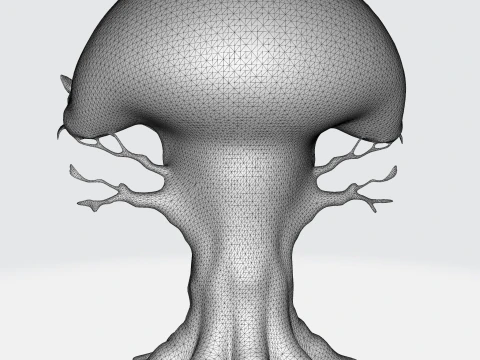 Fantasy Tree Spirit - Magical Enchanted Tree Character 3D Model