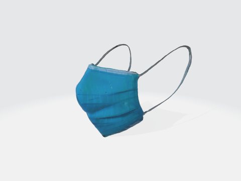 Medical Face Mask - Surgical Disposable Healthcare PPE 3D Модель