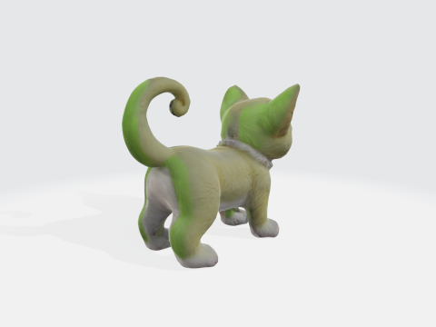 Cute Kitten - Realistic Baby Cat Character Assets Modèle 3D
