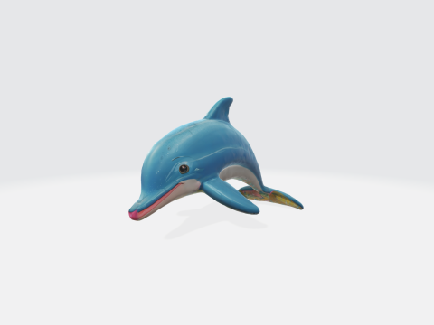 Realistic Dolphin - Marine Animal Asset 3D 모델