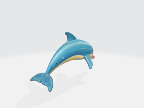 Realistic Dolphin - Marine Animal Asset 3D 모델