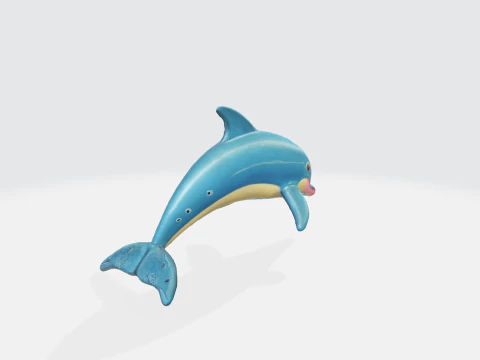 Realistic Dolphin - Marine Animal Asset 3D Model