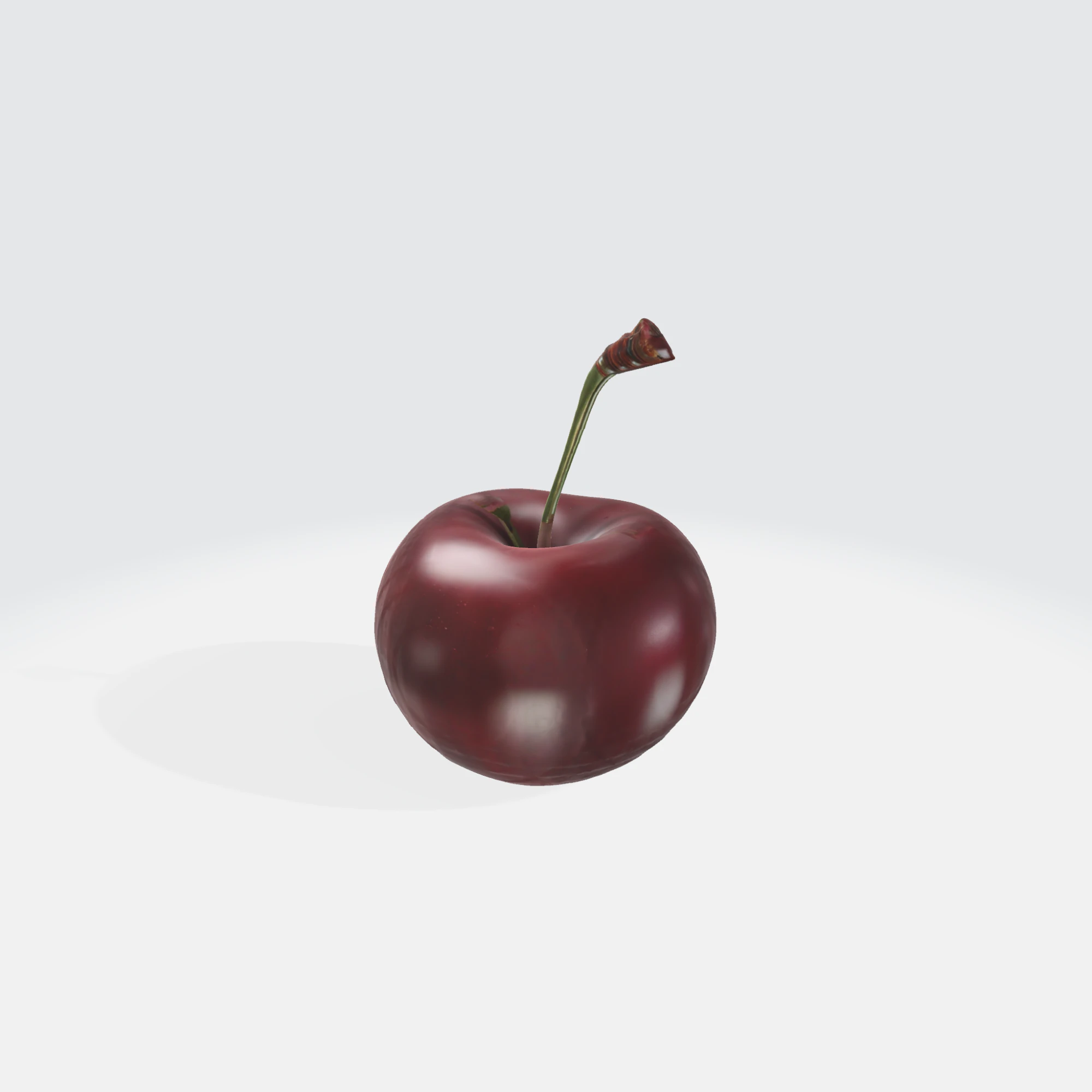 Realistic Cherry - Fruit Asset 3D Model .c4d .max .obj .3ds .fbx .stl .blend 