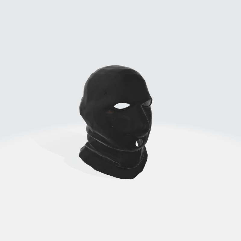 Tactical Balaclava Face Mask - Military Gear 3D Модель .c4d .max .obj .3ds .fbx .stl .blend