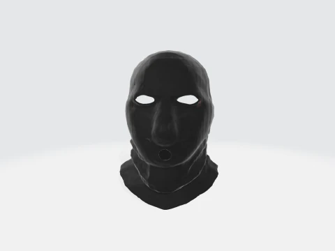 Tactical Balaclava Face Mask - Military Gear 3D Model