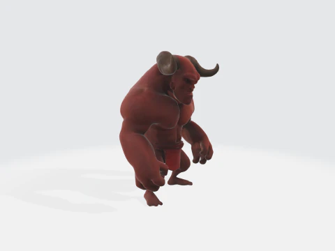 Demon Character 3D Model