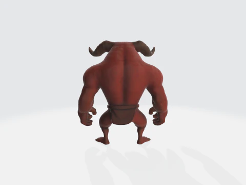 Demon Character 3D Model