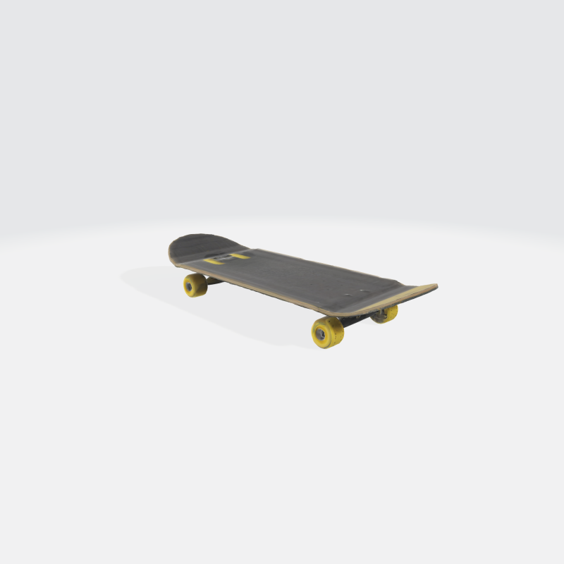 Realistic Skateboard Modello 3D .c4d .max .obj .3ds .fbx .stl .blend