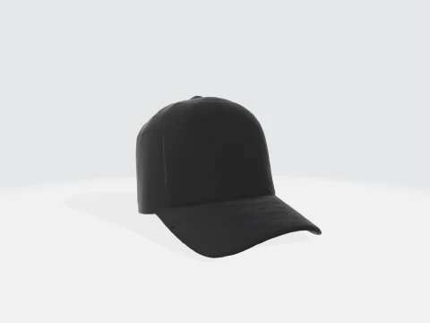 Realistic Baseball Cap - Sports Hat 3D Model