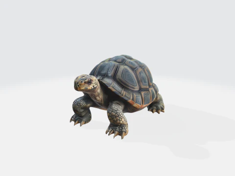 Realistic 3D Turtle Model - Tortoise 3D Model