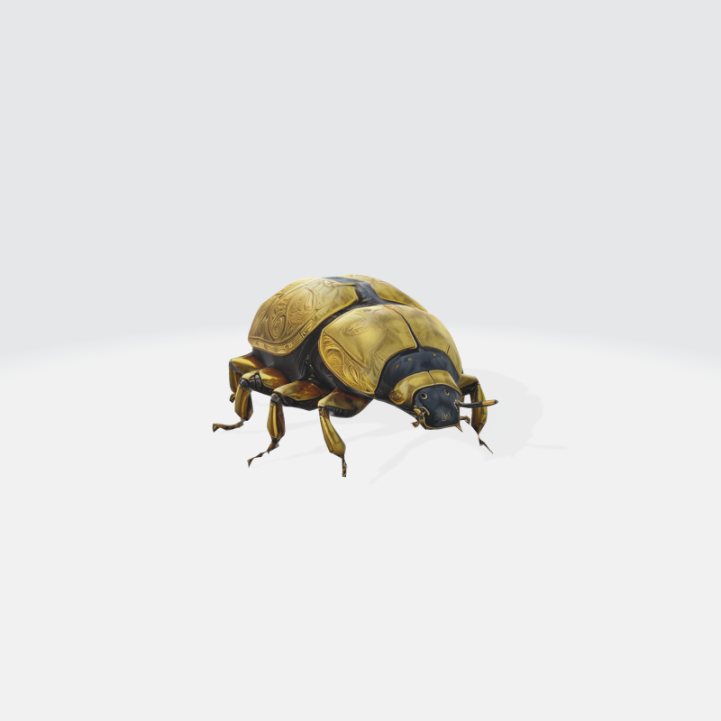 Realistic Beetle - Insect Asset Modèle 3D .c4d .max .obj .3ds .fbx .stl .blend