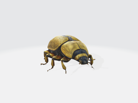 Realistic Beetle - Insect Asset 3D Model