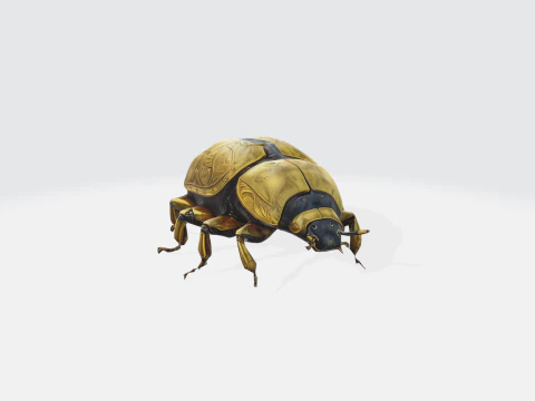 Realistyczny chrząszcz - zas&oacute;b owada Model 3D