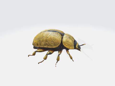 Realistic Beetle - Insect Asset Modèle 3D