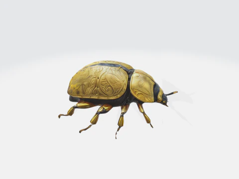 Realistic Beetle - Insect Asset 3D Model