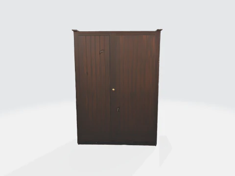 Wooden Wardrobe - Furniture for Interior Design 3D Model