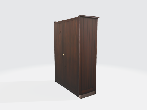 Wooden Wardrobe - Furniture for Interior Design Modelo 3D
