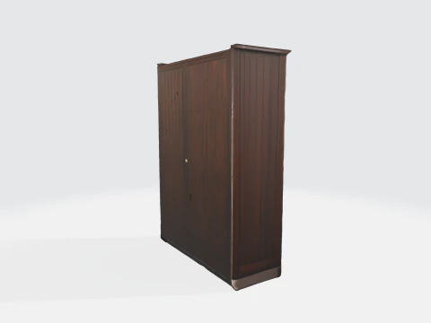 Wooden Wardrobe - Furniture for Interior Design 3D Model