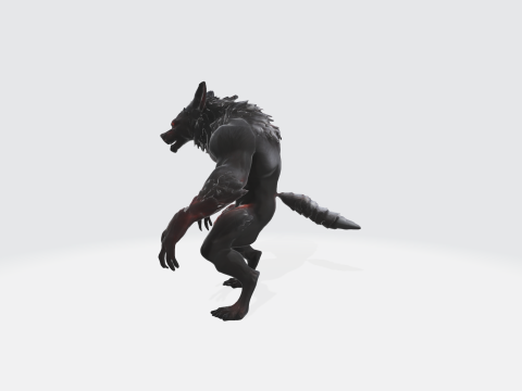Realistic Werewolf 3D मॉडल