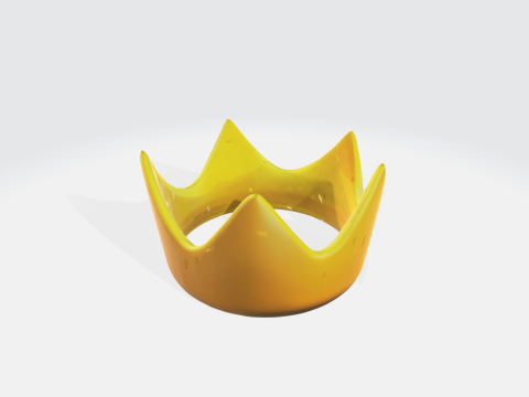 Royal Crown - Game Ready Assets 3D Model