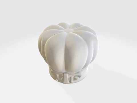 Chef Hat Pack - Kitchen Cook Toque 3D Model