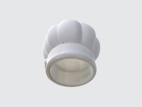 Chef Hat Pack - Kitchen Cook Toque Modèle 3D