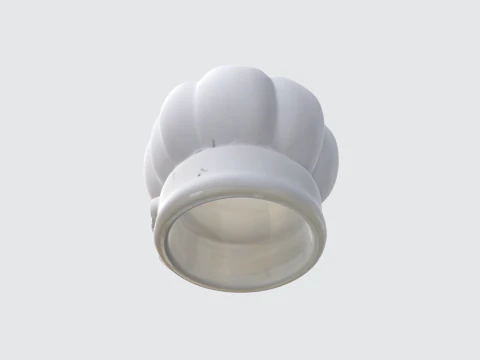 Chef Hat Pack - Kitchen Cook Toque 3D Model