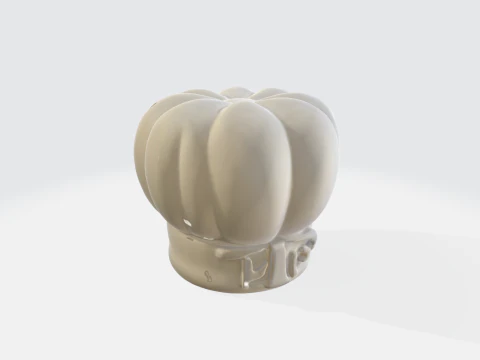 Chef Hat Pack - Kitchen Cook Toque 3D Model