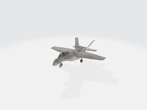 Lightning Fighter Jet - Military Aircraft Modello 3D