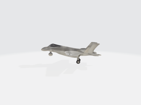 Lightning Fighter Jet - Military Aircraft Modello 3D