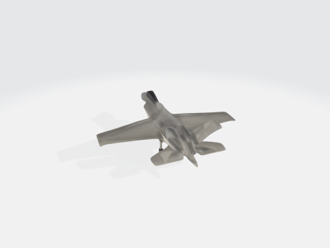 Lightning Fighter Jet - Military Aircraft Modello 3D