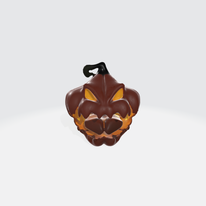 Halloween Pumpkin Lantern - Scary Face 3Dモデル .c4d .max .obj .3ds .fbx .stl .blend