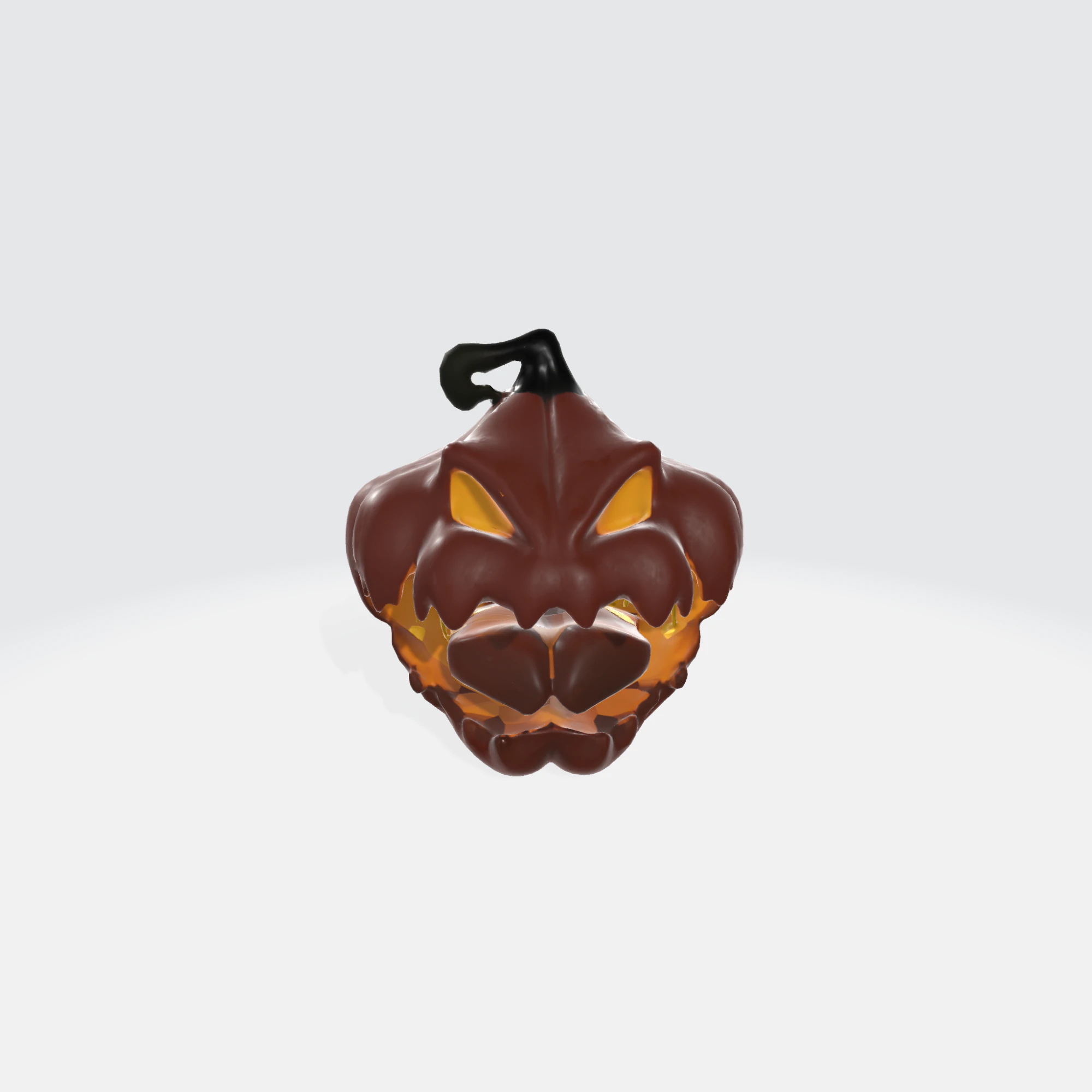 Lanterna di zucca di Halloween - Faccia spaventosa Modello 3D .c4d .max .obj .3ds .fbx .stl .blend