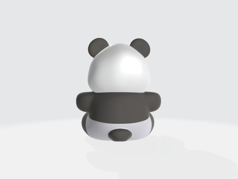 Cute Panda Toy - Cartoon Animal Modello 3D