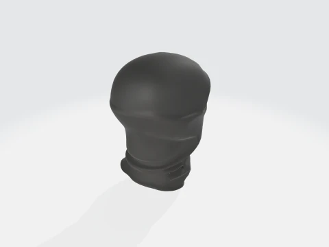 Balaclava T&aacute;tica - M&aacute;scara Facial Militar Modelo 3D
