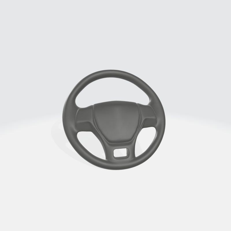 Realistic Car Steering Wheel - Automotive Interior Asset Modelo 3D .c4d .max .obj .3ds .fbx .stl .blend