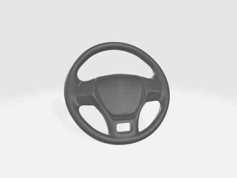 Realistic Car Steering Wheel - Automotive Interior Asset Modèle 3D