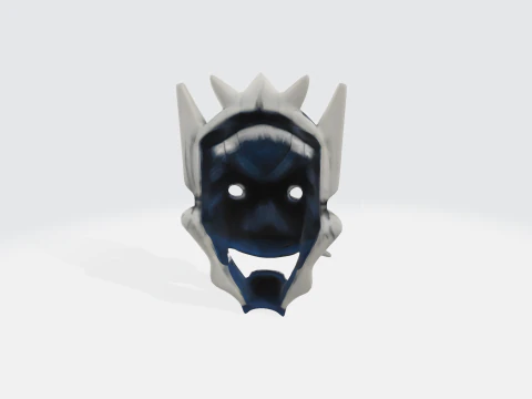 Demon Mask - Fantasy Horror Character 3D Model