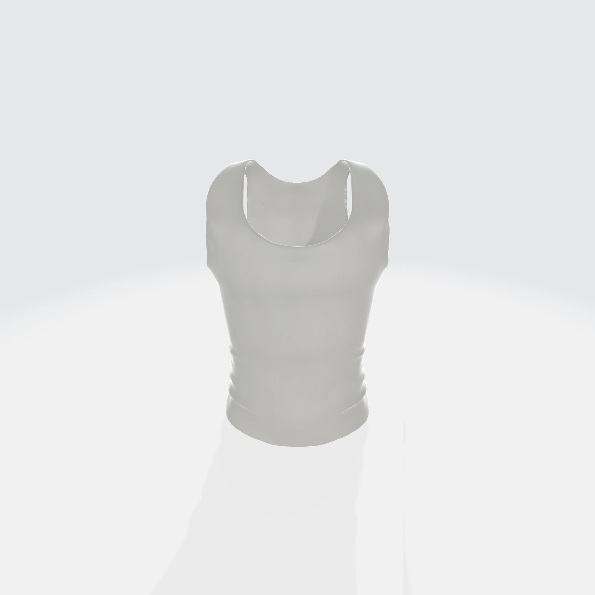 Tank Top - Racerback Athletic Wear 3D Model .c4d .max .obj .3ds .fbx .stl .blend 