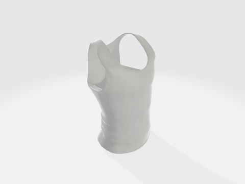 Tank Top - Racerback Athletic Wear 3D-Modell
